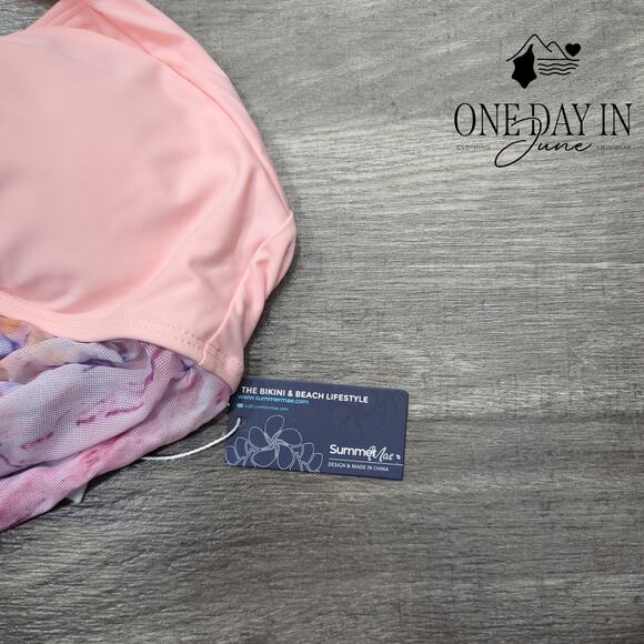 Summermae Maternity Boyshort Tankini Swimsuit Size M - Picture 3 of 4